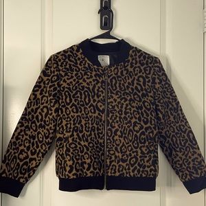 Zara Girls| Leopard Print Bomber Jacket